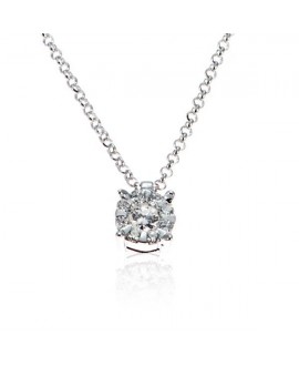 Collar solitario brillante...