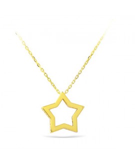 Colgante de estrella oro...
