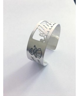 Pulsera plata personalizada...