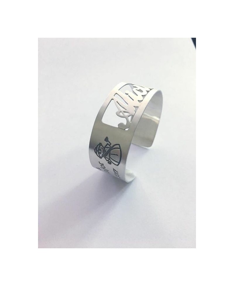 Pulsera plata personalizada fallas | Joyería Gimeno | Tu joyería de confianza en Valencia