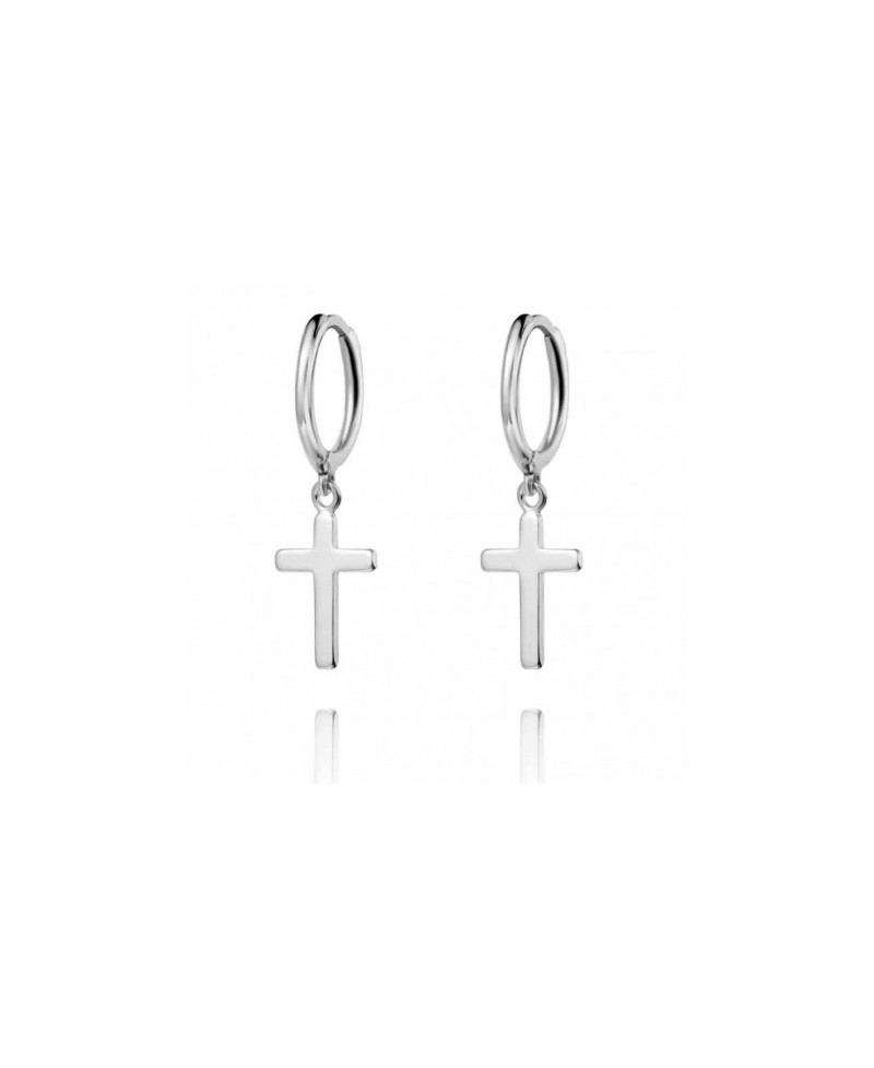 Pendientes MUA MUA aro cruz | Joyería Gimeno | Tu joyería de confianza en Valencia