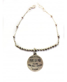 Pulsera MAMA plata , la mía
