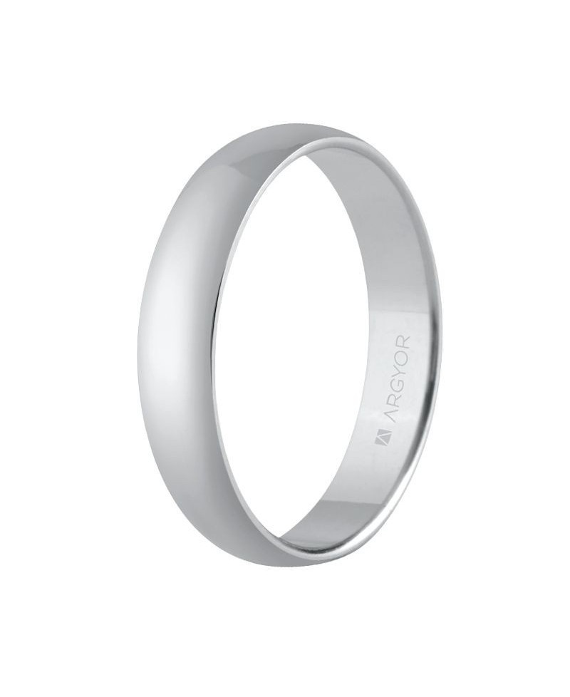 Alianza plata 4mm clásica | Joyería Gimeno | Tu joyería de confianza en Valencia
