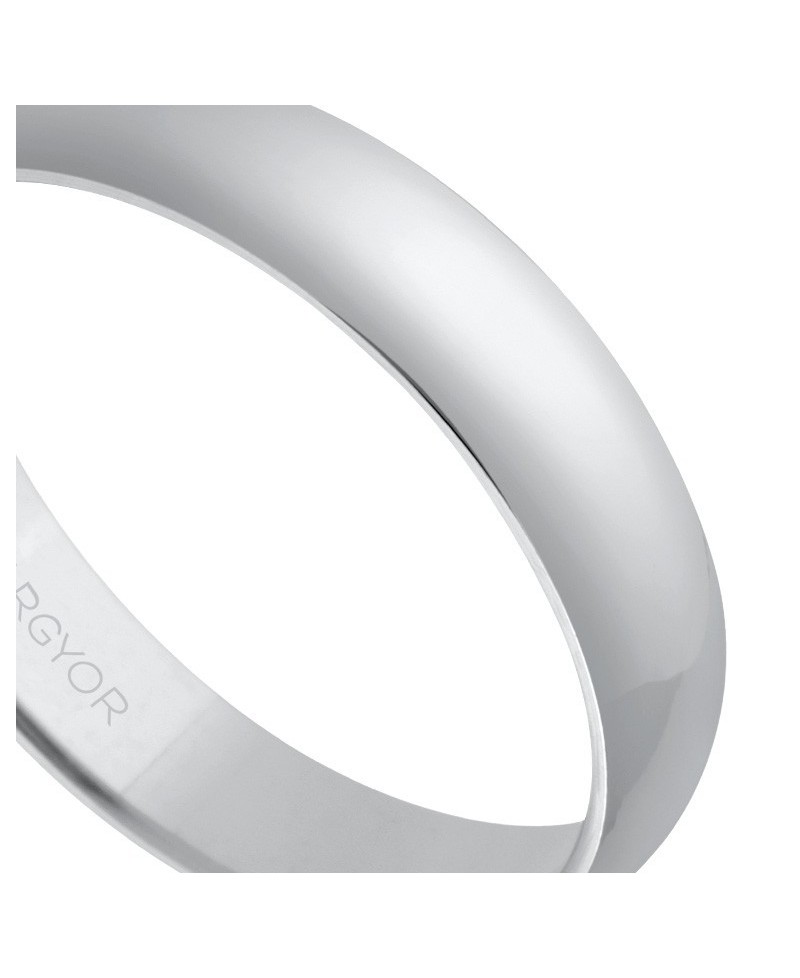 Alianza plata 4mm clásica | Joyería Gimeno | Tu joyería de confianza en Valencia