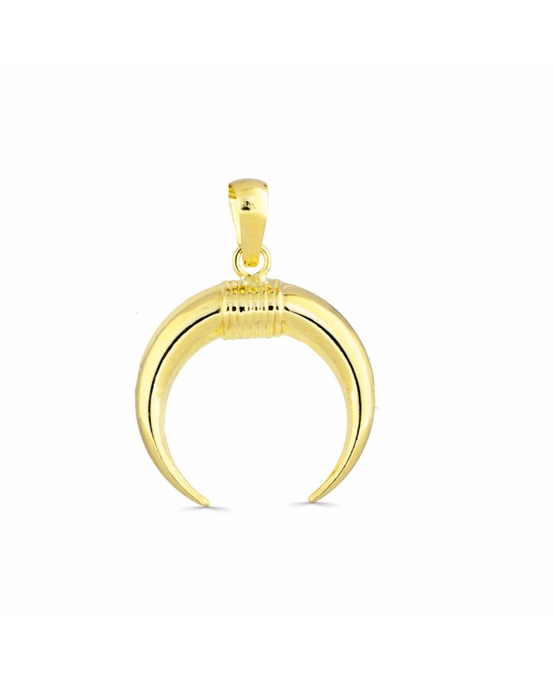 Colgante de oro media luna | Joyería Gimeno | Tu joyería de confianza en Valencia