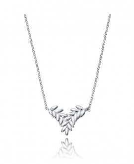 Collar Viceroy espiga plata