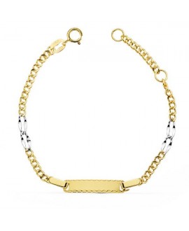 Pulsera de bebe , oro...