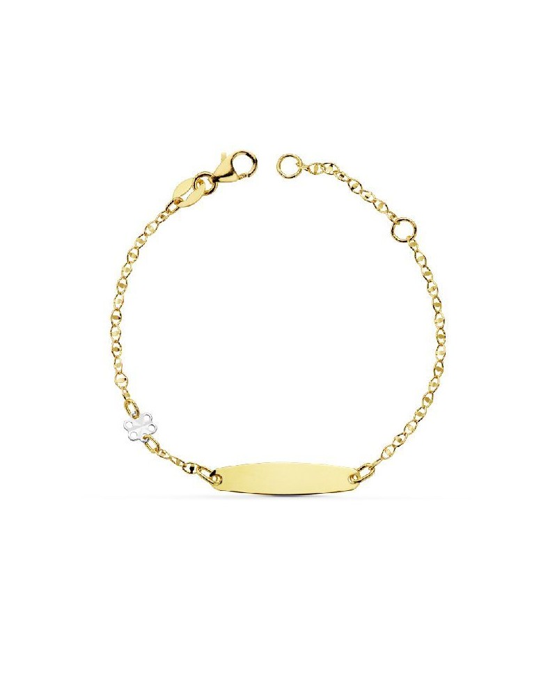 Pulsera de bebe en oro reforzada | Joyería Gimeno | Tu joyería de confianza en Valencia