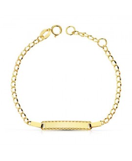 Pulsera de bebe placa barbada
