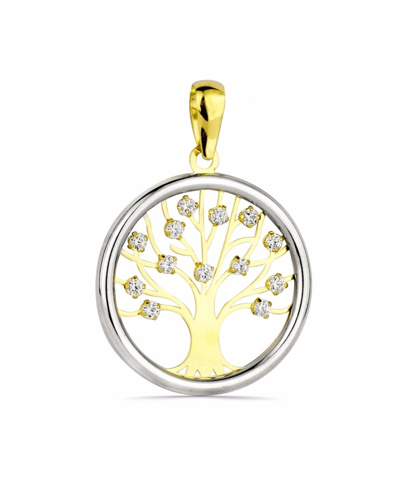 Colgante árbol de la vida, piedras 20mm | Joyería Gimeno | Tu joyería de confianza en Valencia