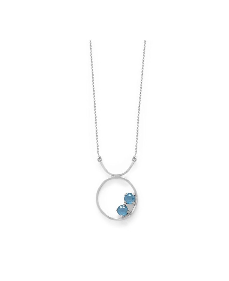 Gargantilla Victoria cruz, azure blue | Joyería Gimeno | Tu joyería de confianza en Valencia