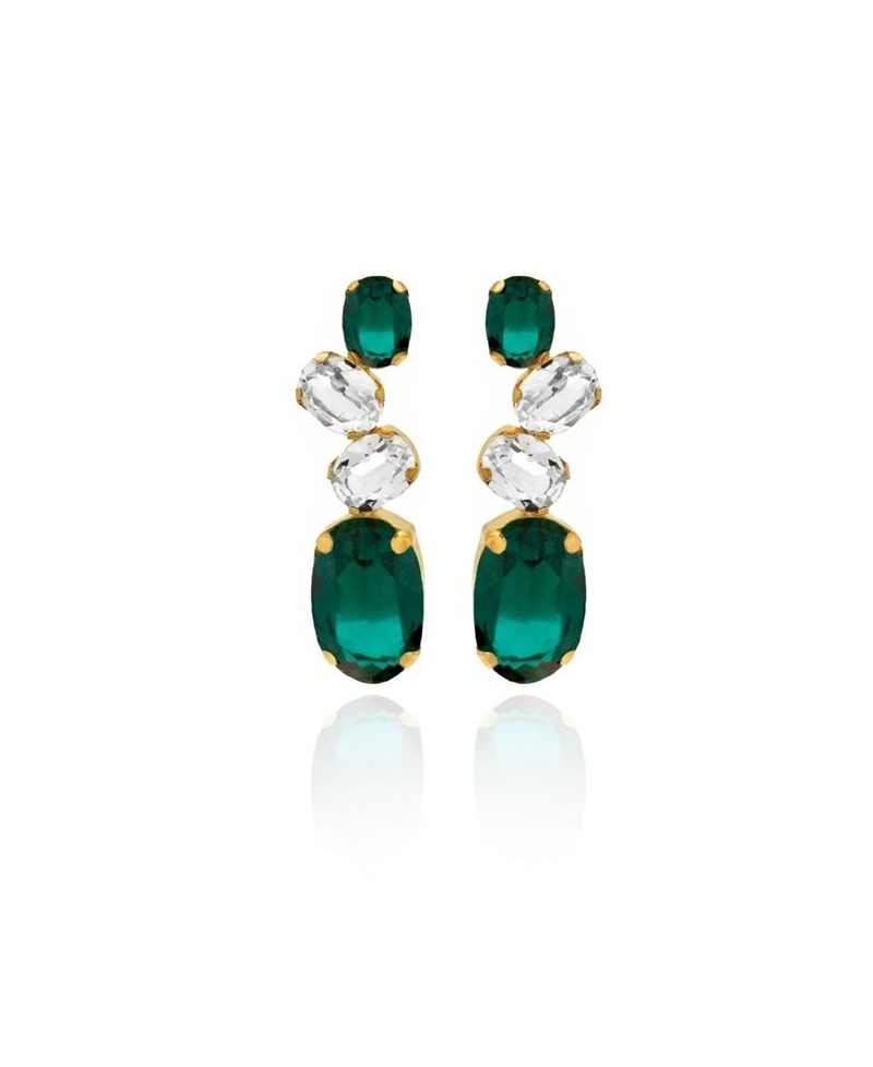 Pendientes plata, Victoria Cruz ovales | Joyería Gimeno | Tu joyería de confianza en Valencia