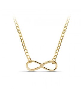 Collar oro infinito con cadena