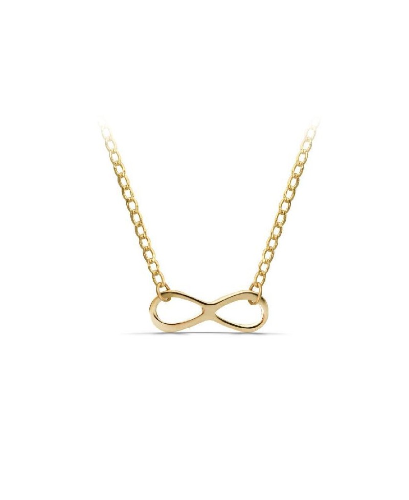 Collar oro infinito con cadena | Joyería Gimeno | Tu joyería de confianza en Valencia