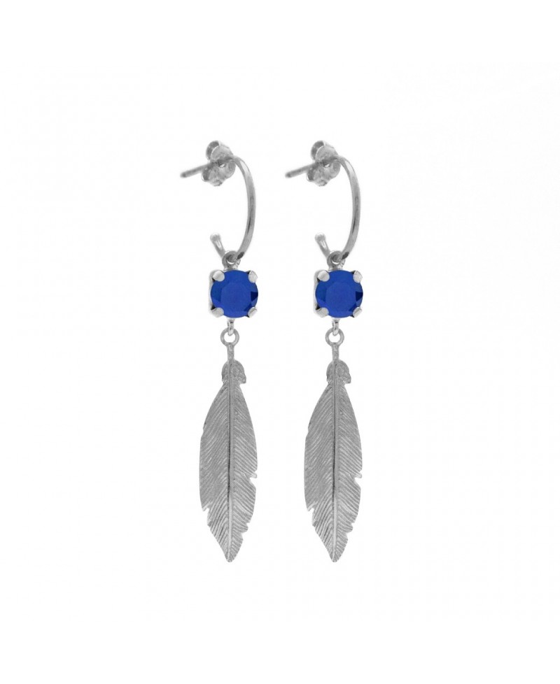 Pendiente de Victoria Cruz FEATHER PLUMA | Joyería Gimeno | Tu joyería de confianza en Valencia