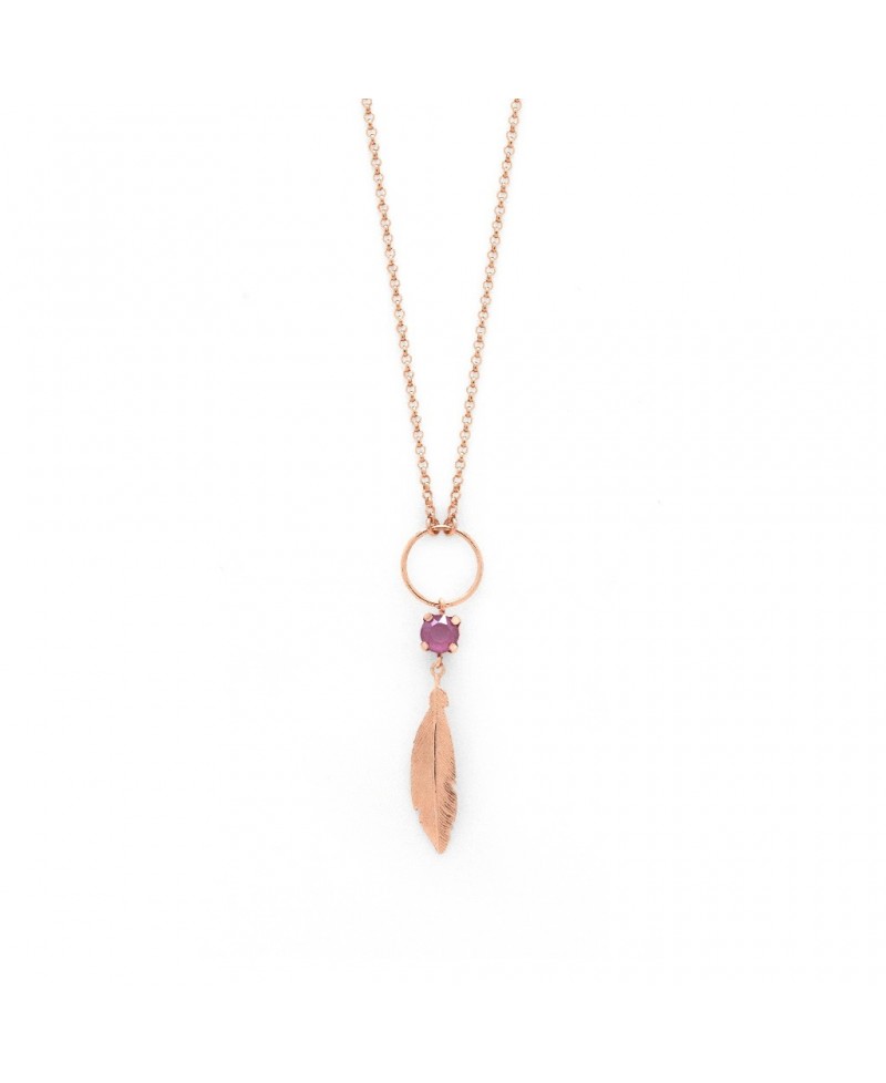 Gargantilla de Victoria Cruz FEATHER pluma | Joyería Gimeno | Tu joyería de confianza en Valencia