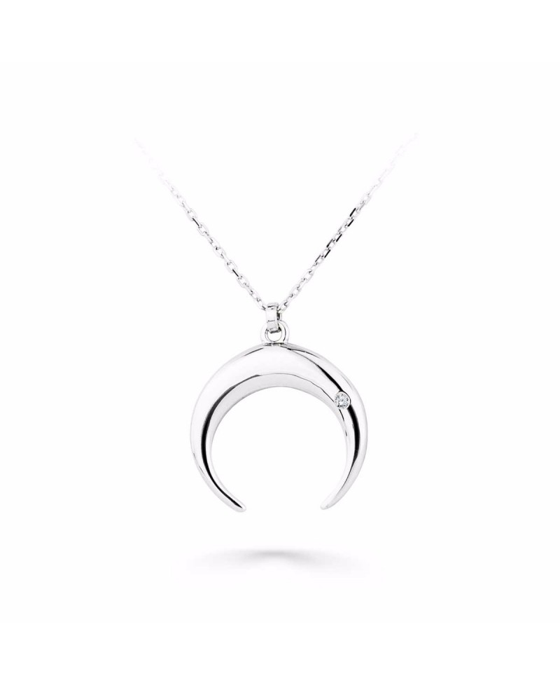 GARGANTILLA LUNA C/BRILL 0.08 KLTS 16X14MM | Joyería Gimeno | Tu joyería de confianza en Valencia
