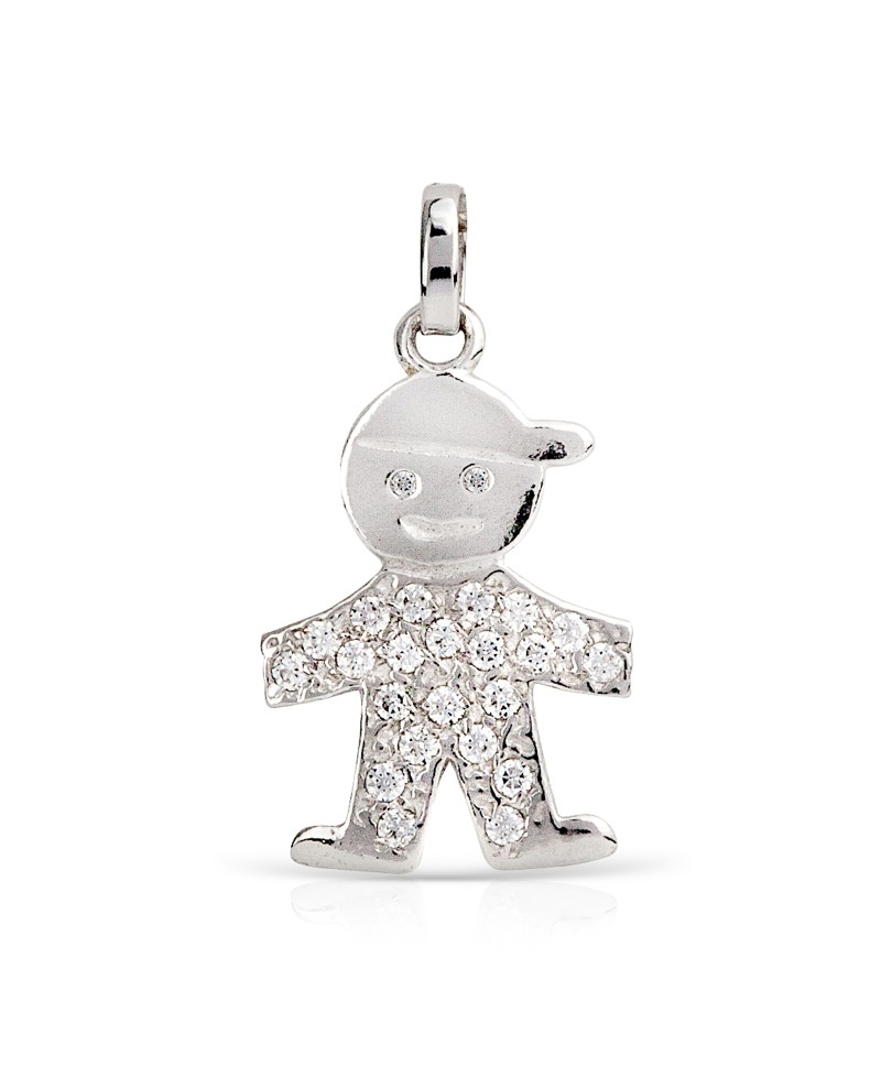 Colgante plata niño , gorra | Joyería Gimeno | Tu joyería de confianza en Valencia