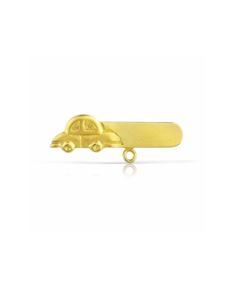 Alfiler de bebe con coche y asa | Joyería Gimeno | Tu joyería de confianza en Valencia