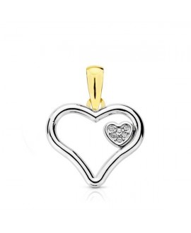 Colgante de corazon en...