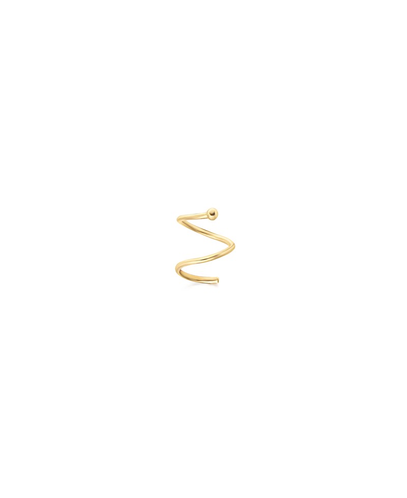 Pendiente espiral de Le Carré oro | Joyería Gimeno | Tu joyería de confianza en Valencia