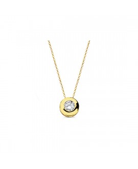 Collar con circonita en...