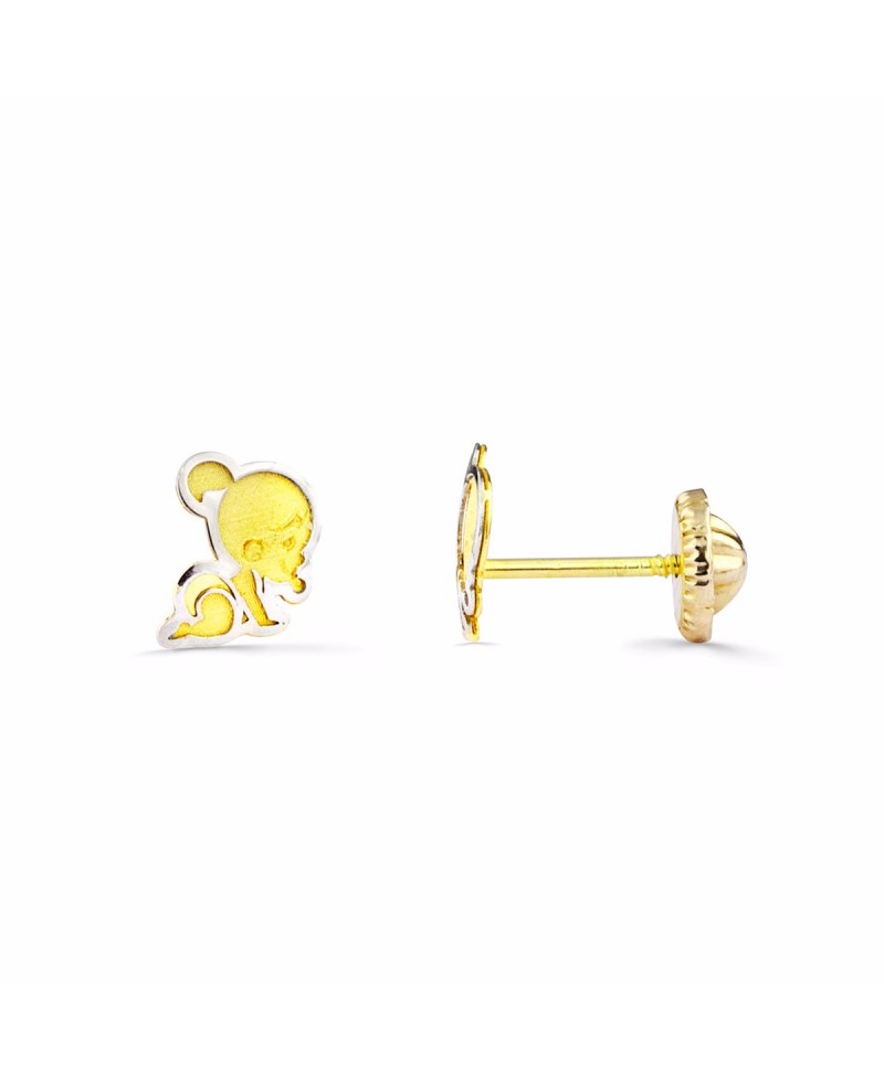 Pendiente de niña bebe, oro | Joyería Gimeno | Tu joyería de confianza en Valencia