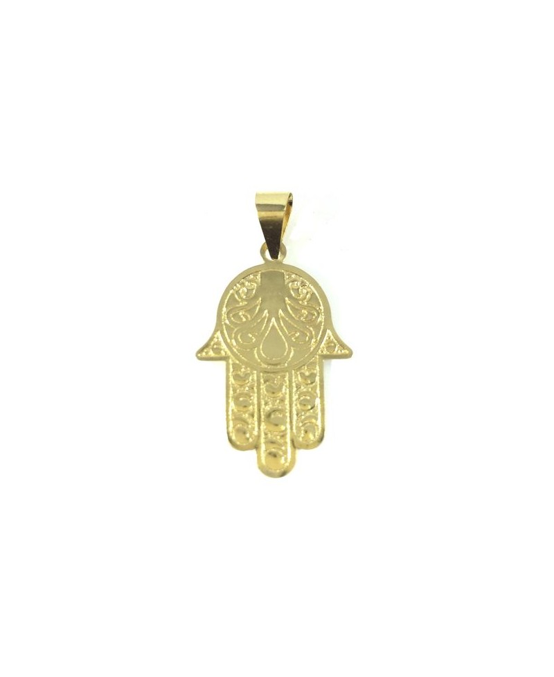Colgante mano de Fátima, con grabado | Joyería Gimeno | Tu joyería de confianza en Valencia