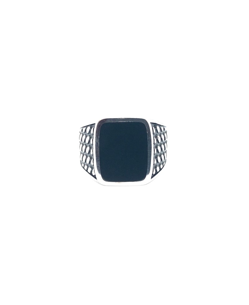 Sello de hombre onix, cuadrado | Joyería Gimeno | Tu joyería de confianza en Valencia