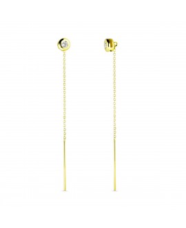 Pendiente  con cadena y...