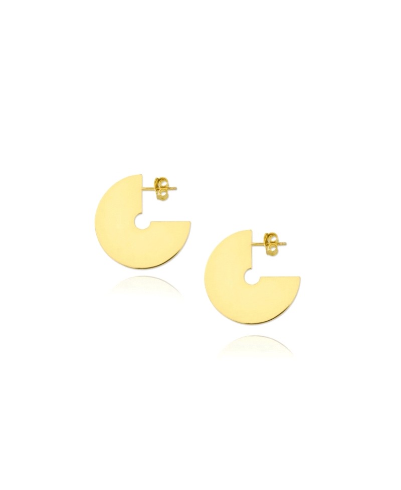 Pendiente de plata colección ETNIA liso | Joyería Gimeno | Tu joyería de confianza en Valencia