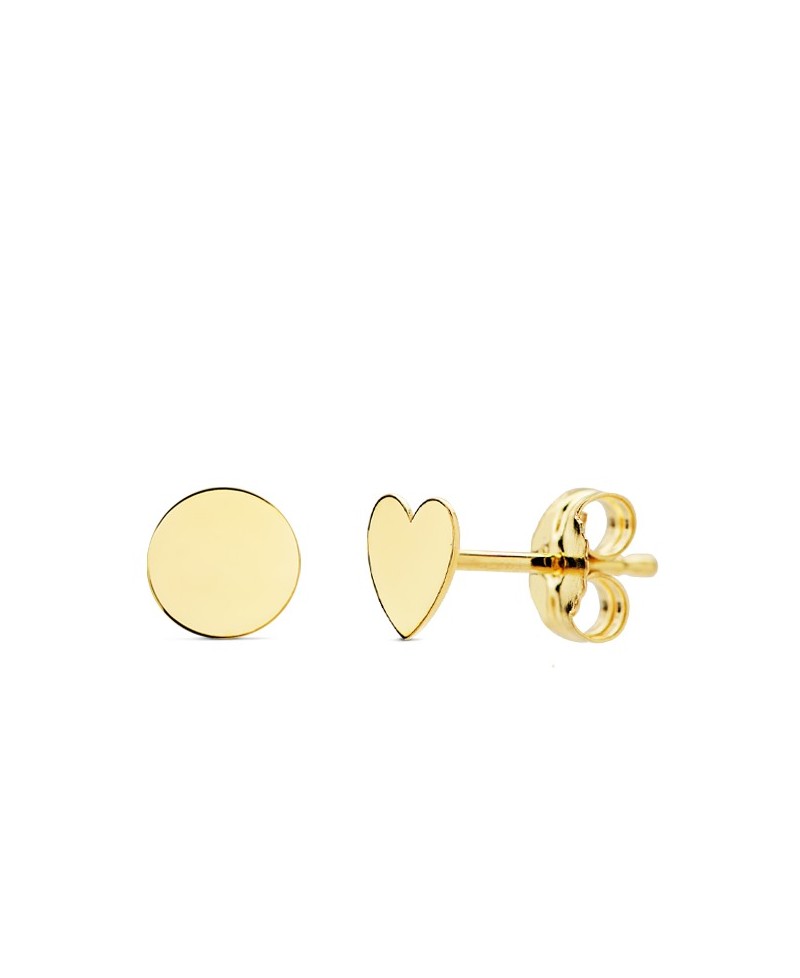 Pendiente CORAZON / CIRCULO, Desigual | Joyería Gimeno | Tu joyería de confianza en Valencia