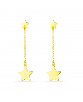 Pendientes largos de estrellas