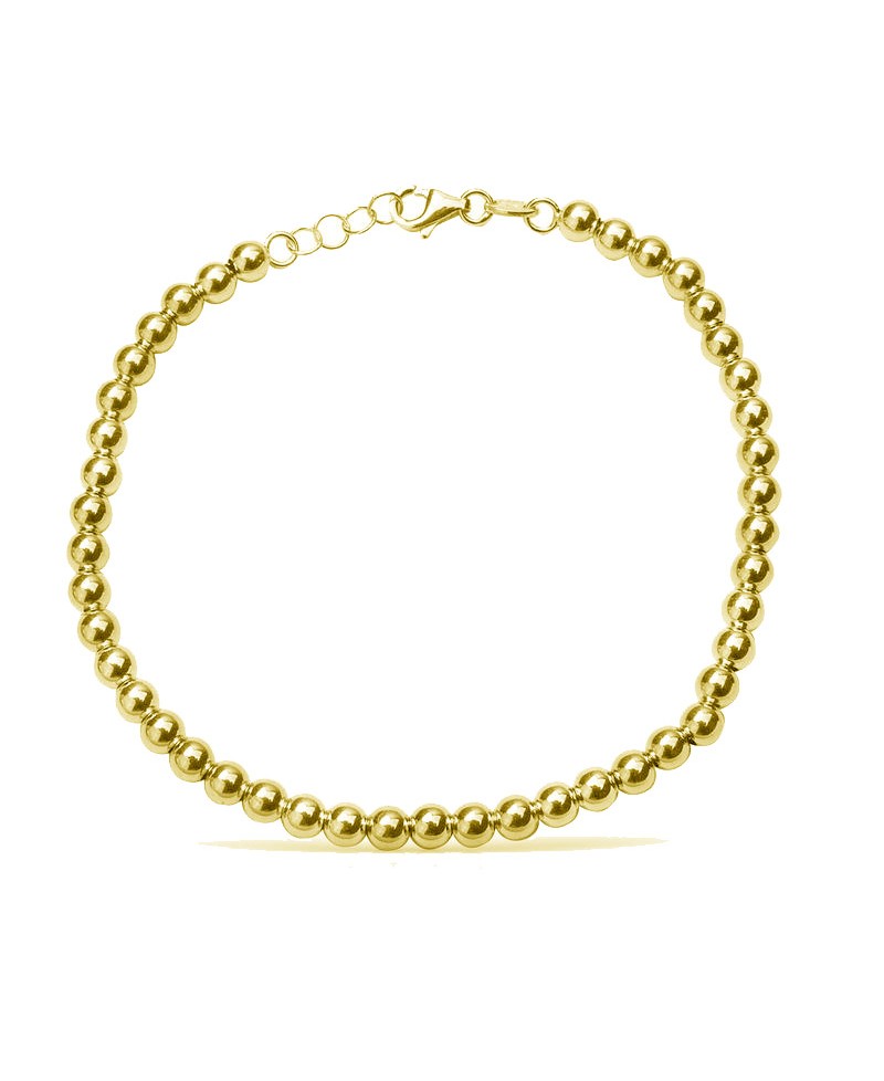 Pulsera en oro de bolas 3mm | Joyería Gimeno | Tu joyería de confianza en Valencia