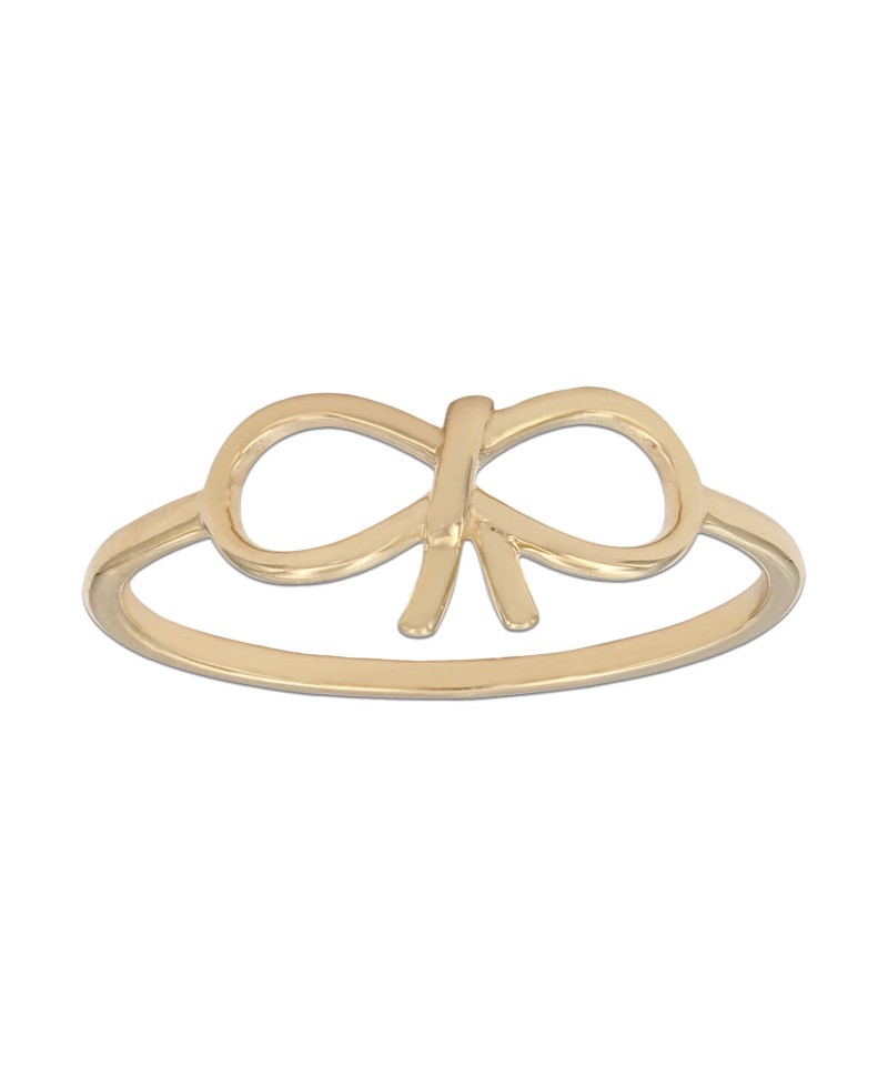 Anillo de oro con lazo minimal | Joyería Gimeno | Tu joyería de confianza en Valencia