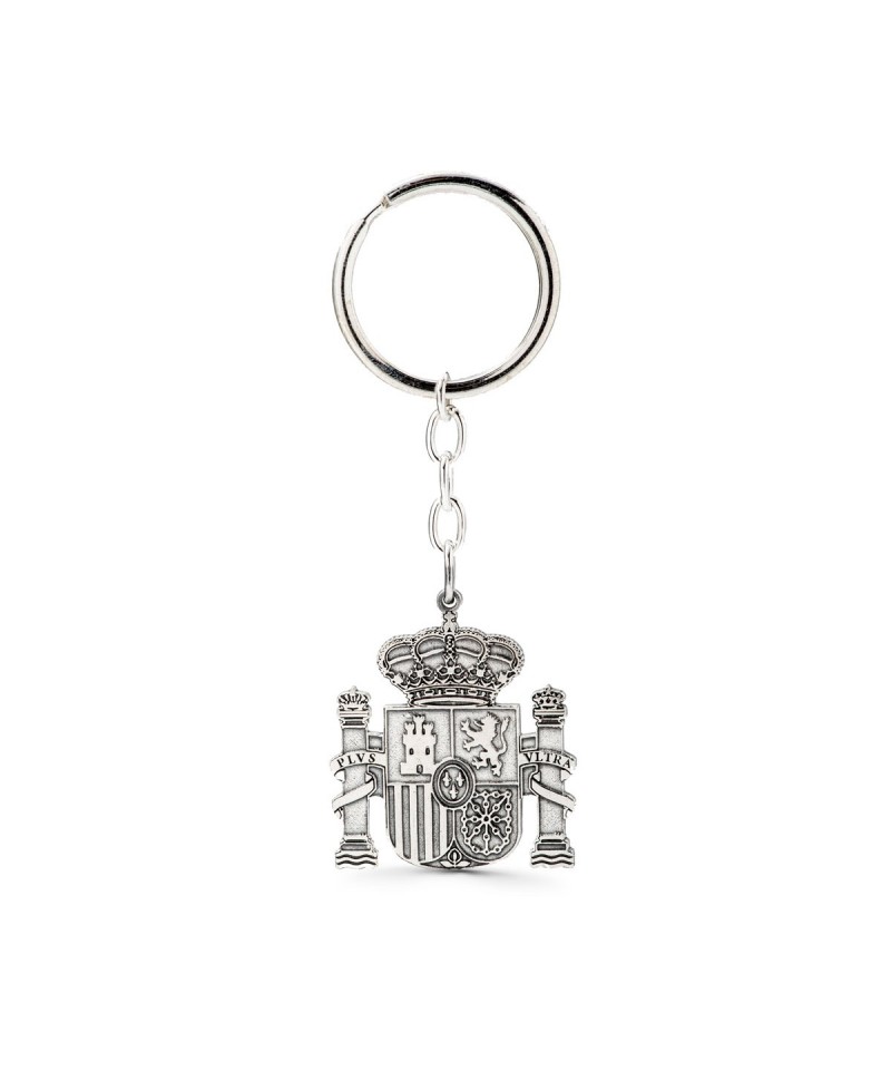 Llavero de plata escudo de España 36x34 | Joyería Gimeno | Tu joyería de confianza en Valencia