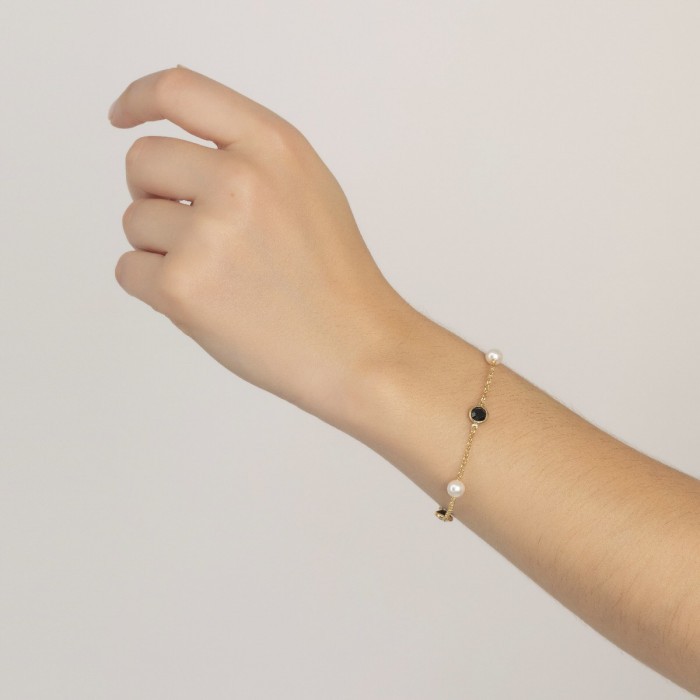 Pulsera Manacor Jet de Victira Cruz - Oro | Joyería Gimeno | Tu joyería de confianza en Valencia