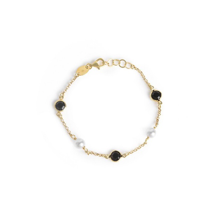 Pulsera Manacor Jet de Victira Cruz - Oro | Joyería Gimeno | Tu joyería de confianza en Valencia