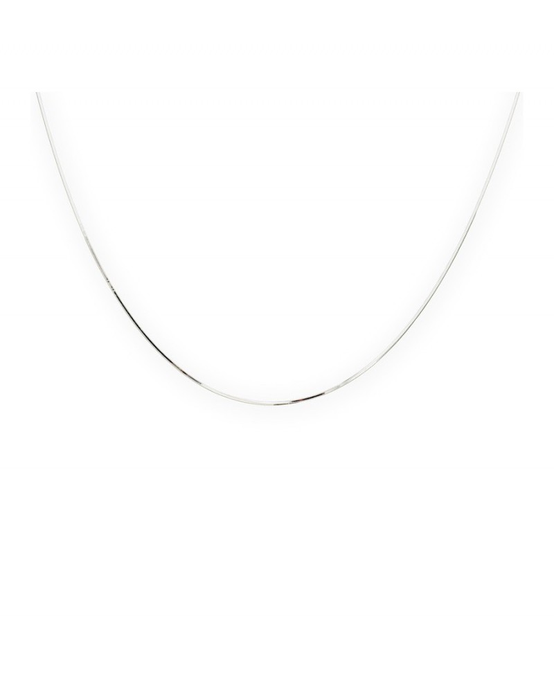Cadena en oro blanco COLA DE RATON L40 | Joyería Gimeno | Tu joyería de confianza en Valencia