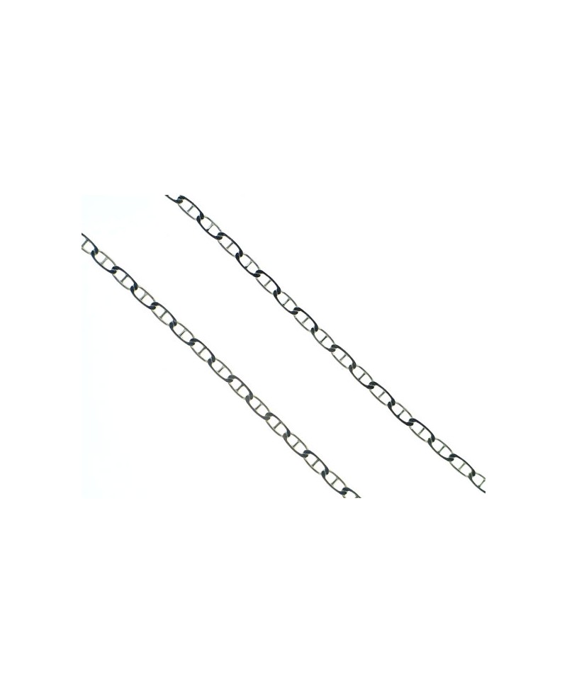 Cadena de oro blanco  ANCLA  L40 | Joyería Gimeno | Tu joyería de confianza en Valencia