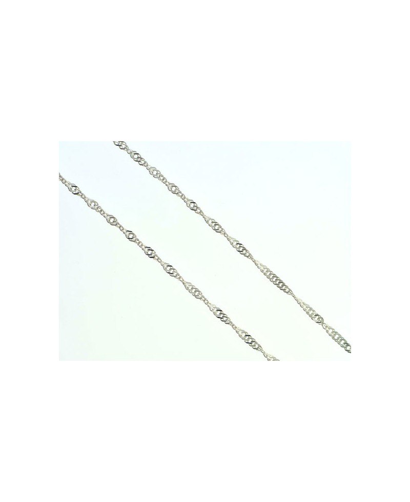 Cadena de oro blanco SINGAPUR L40 | Joyería Gimeno | Tu joyería de confianza en Valencia