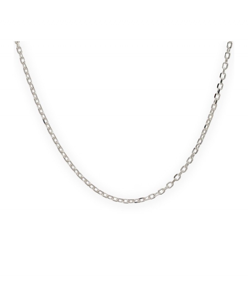 Cadena de oro blanco FORZA L45 | Joyería Gimeno | Tu joyería de confianza en Valencia