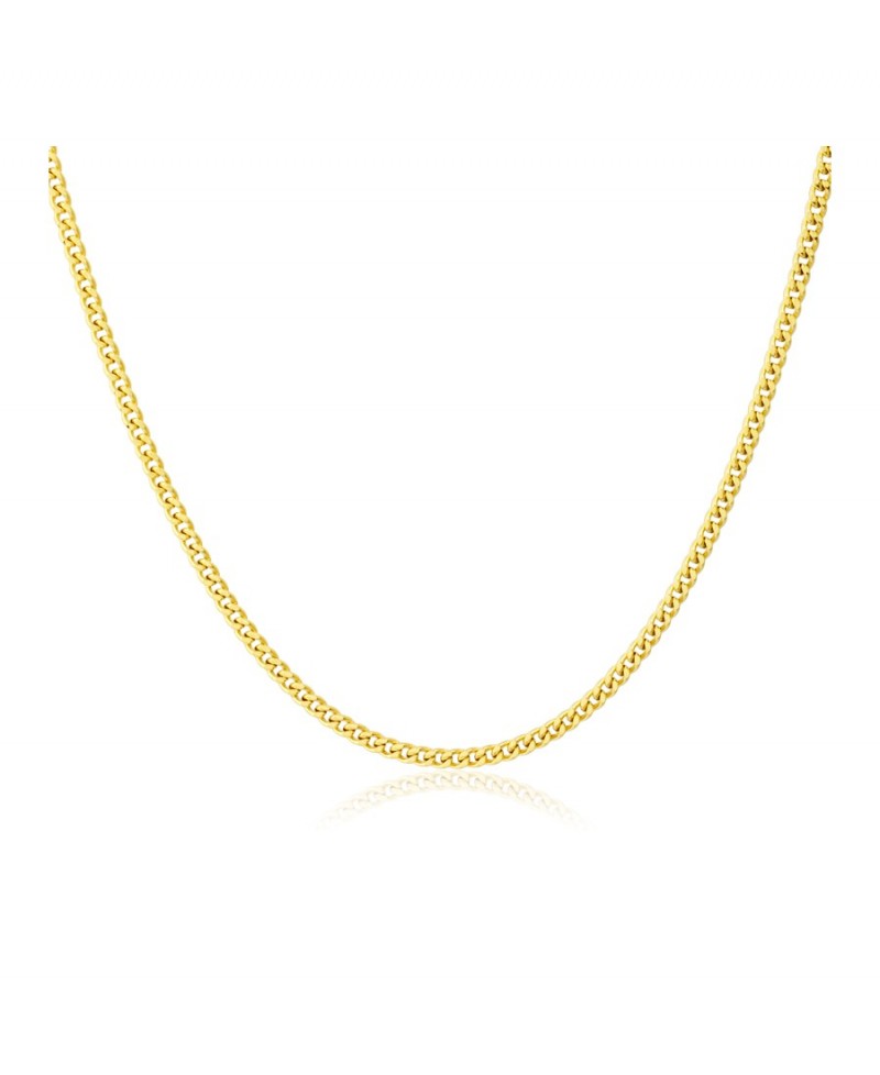 Cadena de oro amarillo BARBADA L45 | Joyería Gimeno | Tu joyería de confianza en Valencia