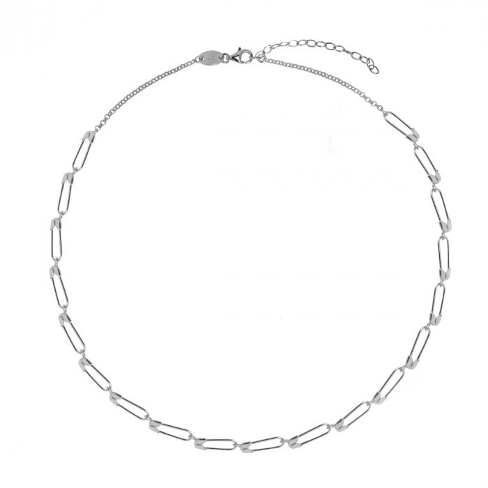 Collar Imperdibles Plata, de Victoria Cruz Apostrophe | Joyería Gimeno | Tu joyería de confianza en Valencia
