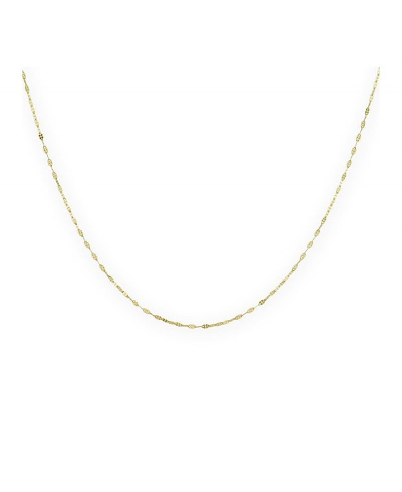 Cadena de oro amarillo FACETAS L40 | Joyería Gimeno | Tu joyería de confianza en Valencia
