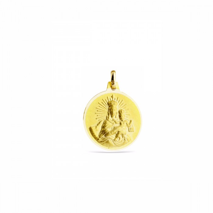 Medalla escapulario, Virgen y corazón de Jesús | Joyería Gimeno | Tu joyería de confianza en Valencia