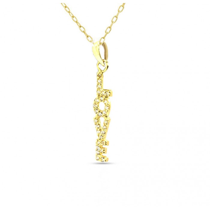 Gargantilla collar LOVE oro | Joyería Gimeno | Tu joyería de confianza en Valencia