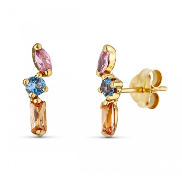 Pendiente minimal trepador , colores | Joyería Gimeno | Tu joyería de confianza en Valencia
