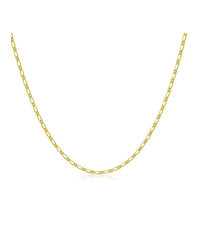 Cadena de oro amarillo 1x1 L50 | Joyería Gimeno | Tu joyería de confianza en Valencia