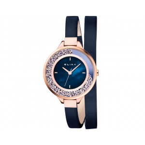 Reloj Elixa Finesse azul/rosa